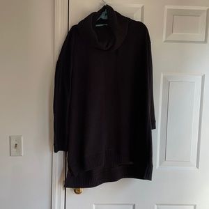 Turtleneck sweater dress